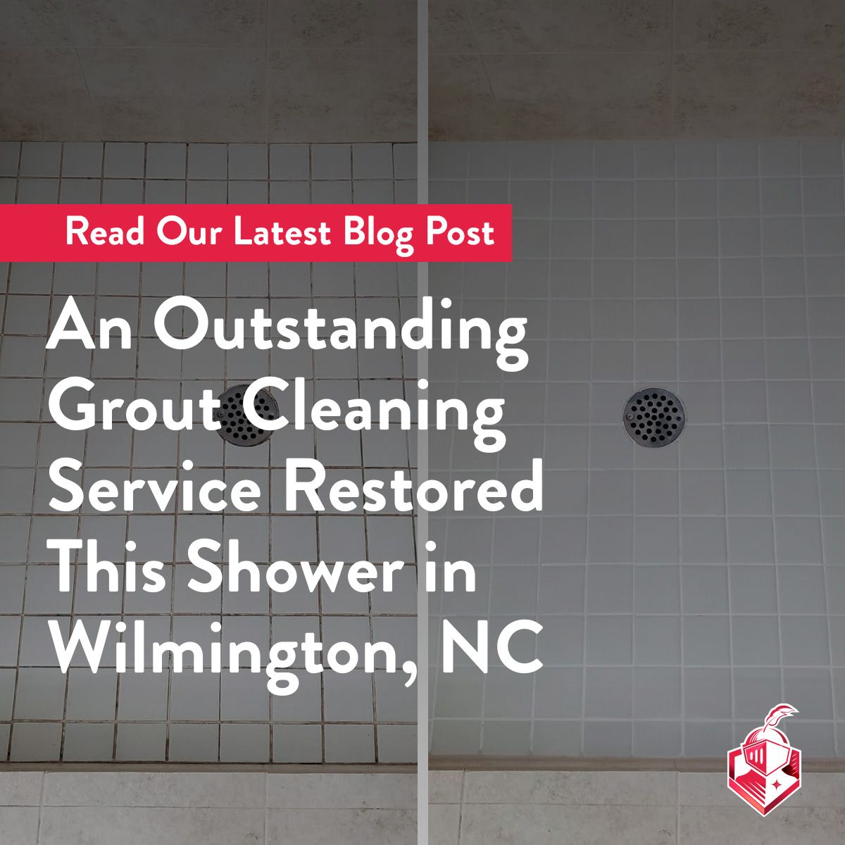 An Outstanding Grout Cleaning Service Restored This Shower in Wilmington, NC